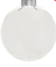 Load image into Gallery viewer, Clear Plastic Ornaments- 4”