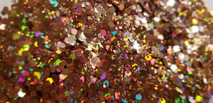 Blessed Gold Chunky Mix Glitter
