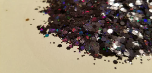 Black Magic Chunky mix Premium Glitter