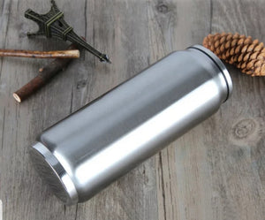 17 oz cola can style double walled stainless tumbler