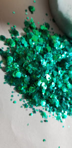 Mermaid green colorshift chunky mix