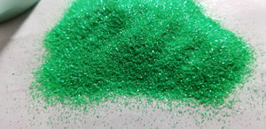 Parrot green extra fine glitter