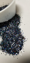 Load image into Gallery viewer, Black Magic Med. Chunk holo glitter