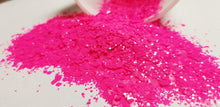Load image into Gallery viewer, Pink Neon chunky mix opaque glitter