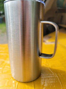 12 oz stainless straight with wide handle
