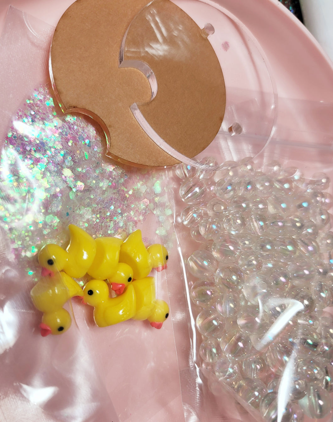 Bubbly duck topper kit---complete ingredients for 2 cups