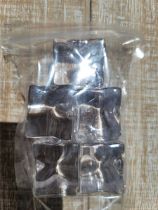 Large 1 inch imitation acrylic ice cube
