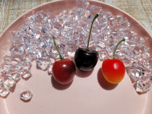 Load image into Gallery viewer, Imitation fake ripe cherries random colored 3 pack