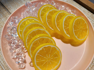 10 pack of imitation lemon slices 40mm