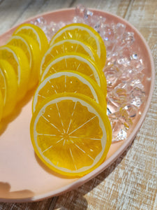 10 pack of imitation lemon slices 40mm