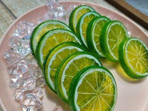 10 pack imitation fake lime slices
