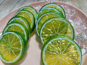 10 pack imitation fake lime slices