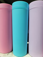 Load image into Gallery viewer, 16 oz matte skinny opaque acrylic tumblers