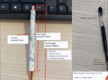 Load image into Gallery viewer, Stainless pen blank refillable...read description please