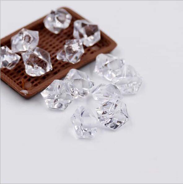 Faux Ice Cube Gems