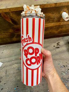 Fake artificial full size popcorn